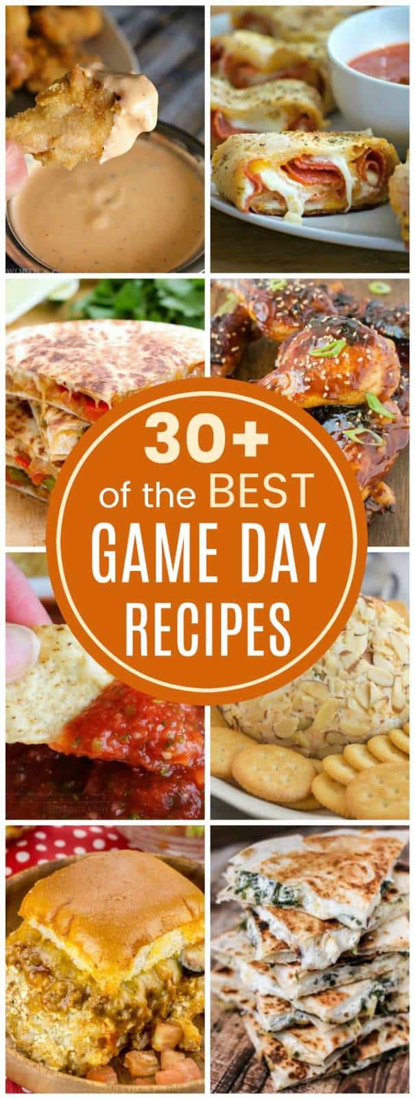 Over 30 of the Best Game Day Recipes - Cupcakes & Kale Chips