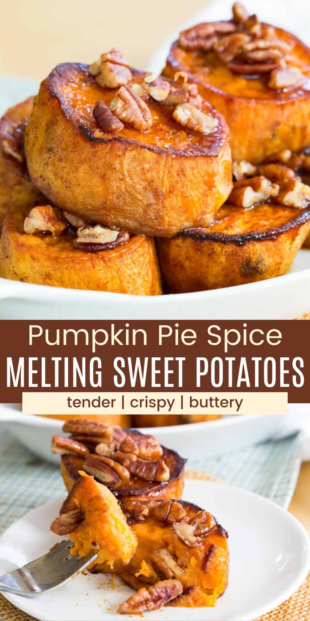 Pumpkin Spice Roasted Sweet Potatoes | Cupcakes & Kale Chips