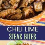 Chili Lime Steak Bites Collage