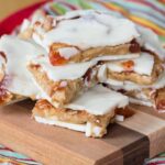 Peanut Butter and Jelly White Chocolate Bark