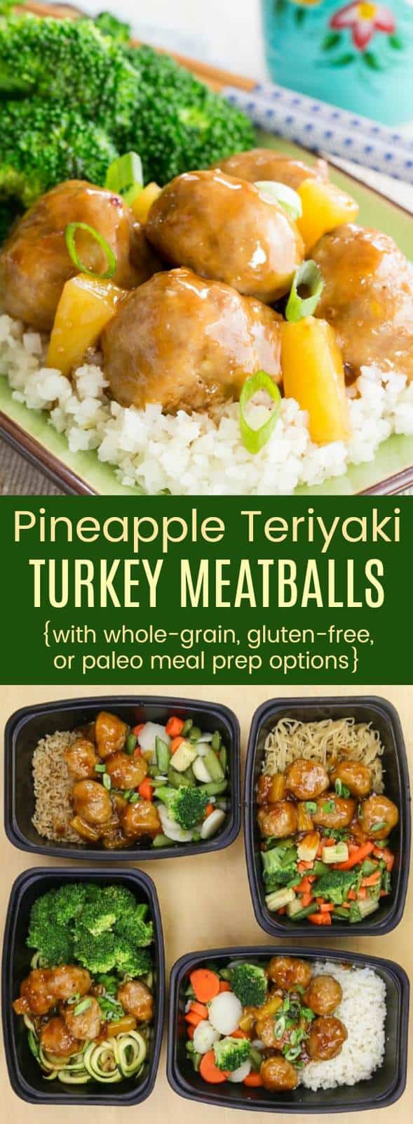 Pineapple Teriyaki Turkey Meatballs {meal prep} - Cupcakes ... - 589 x 1600 jpeg 88kB