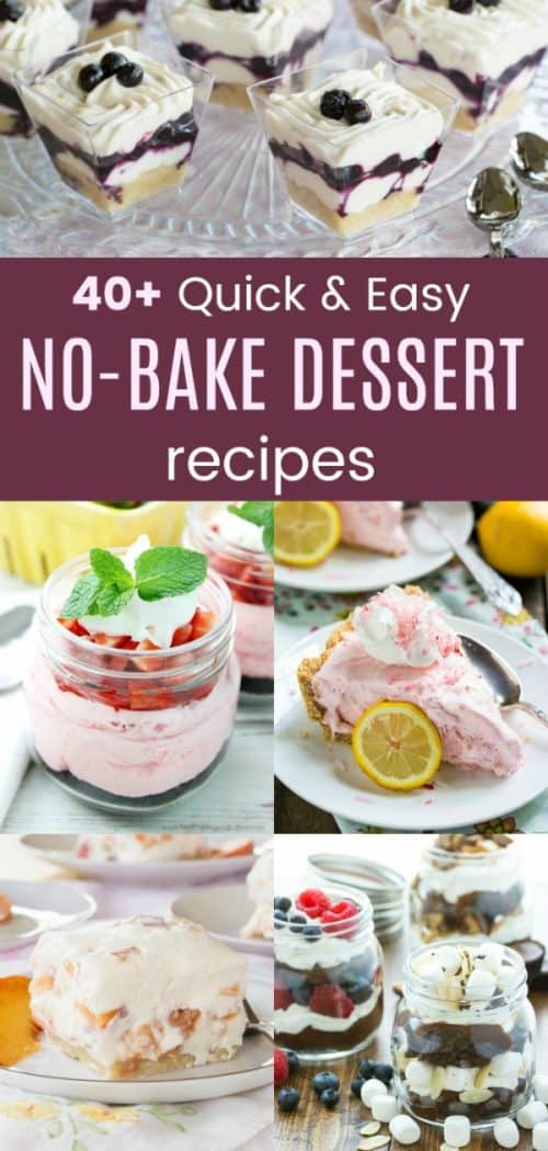 Quick No Bake Dessert Recipes - Cupcakes & Kale Chips