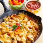 Chicken Enchilada Skillet - one of the Top 10 Most Popular Recipes of 2018 from Cupcakes & Kale Chips
