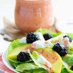 Mango Blackberry Goat Cheese Salad Recipe
