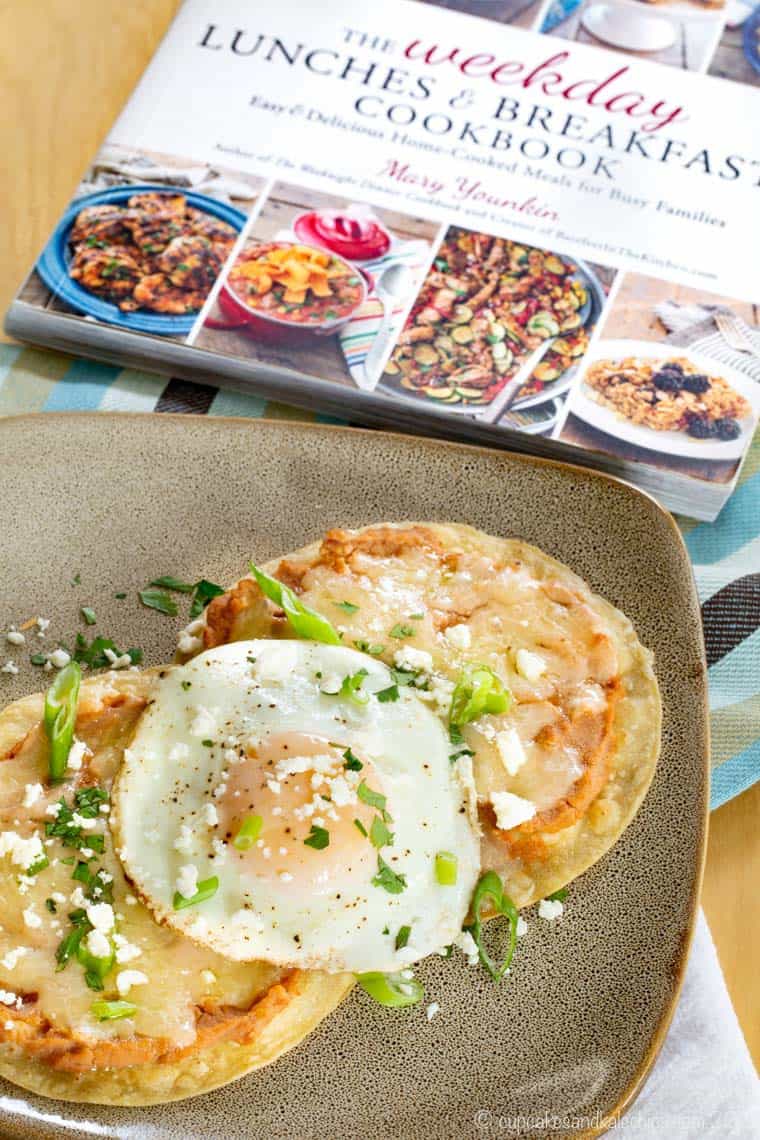 Breakfast Tostada Stacks from The Weekday Lunches and Breakfasts Cookbook