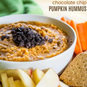 Chocolate Chip Pumpkin Hummus Recipe