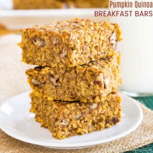 Pumpkin Quinoa Breakfast Bars