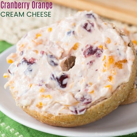 Cranberry Orange Cream Cheese Dip or Spread
