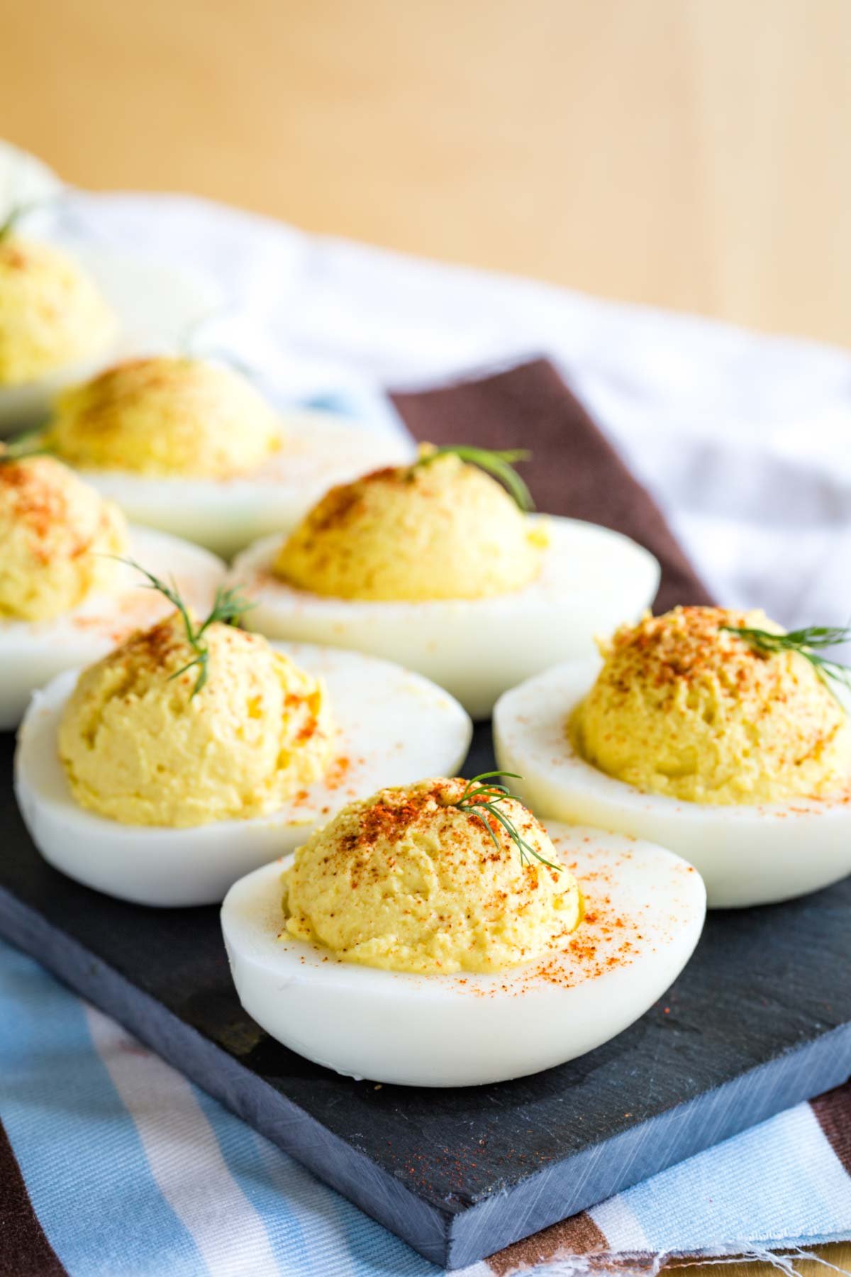 No Mayo Deviled Eggs With Greek Yogurt Cupcakes Kale Chips