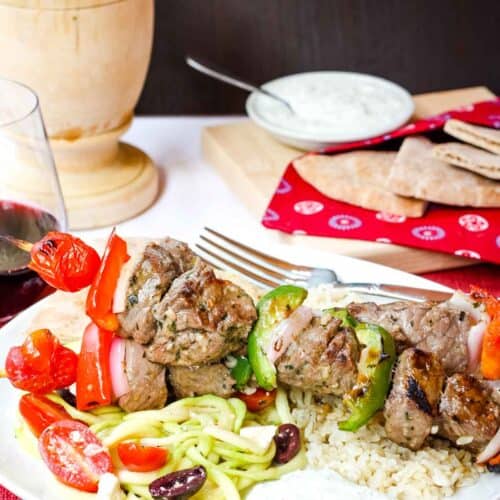 Greek beef clearance kabobs