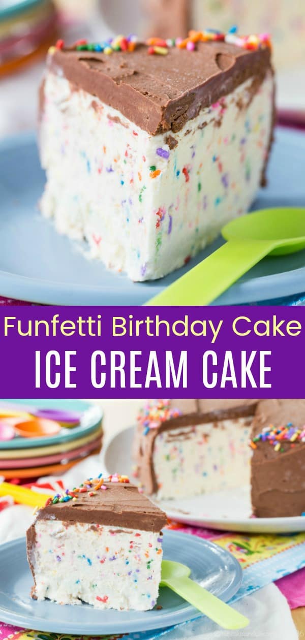 Funfetti Birthday Cake Ice Cream Cake Recipe Cupcakes And Kale Chips 1656