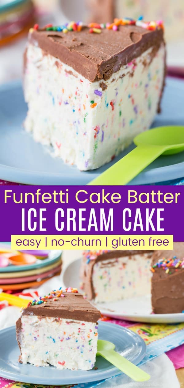 Funfetti Birthday Cake Ice Cream Cake Recipe Cupcakes & Kale Chips