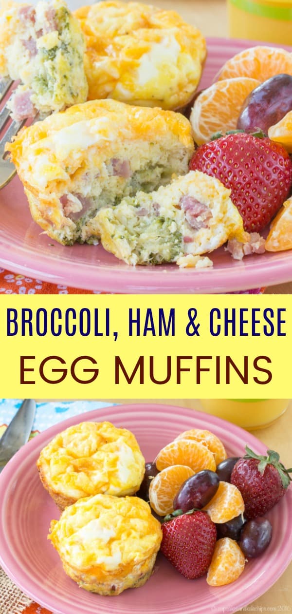 Ham Cheese & Broccoli Egg Muffin Cups Recipe Cupcakes & Kale Chips