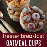 Make Ahead Breakfast Oatmeal Cups Pinterest Collage