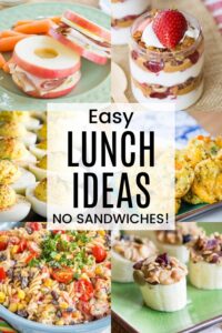 50+ Easy Lunch Ideas - No Sandwiches! | Cupcakes & Kale Chips