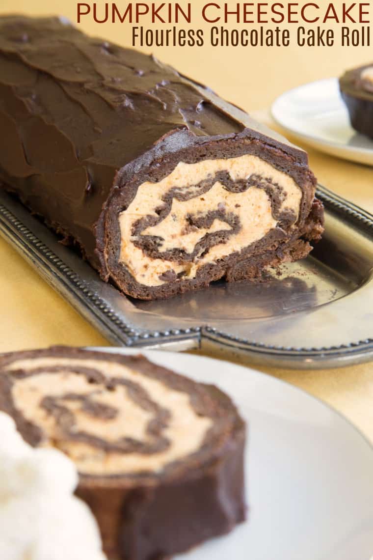 Chocolate pumpkin cake roll Idea
