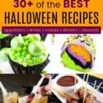 Vertical Collage of the Best Halloween Recipes