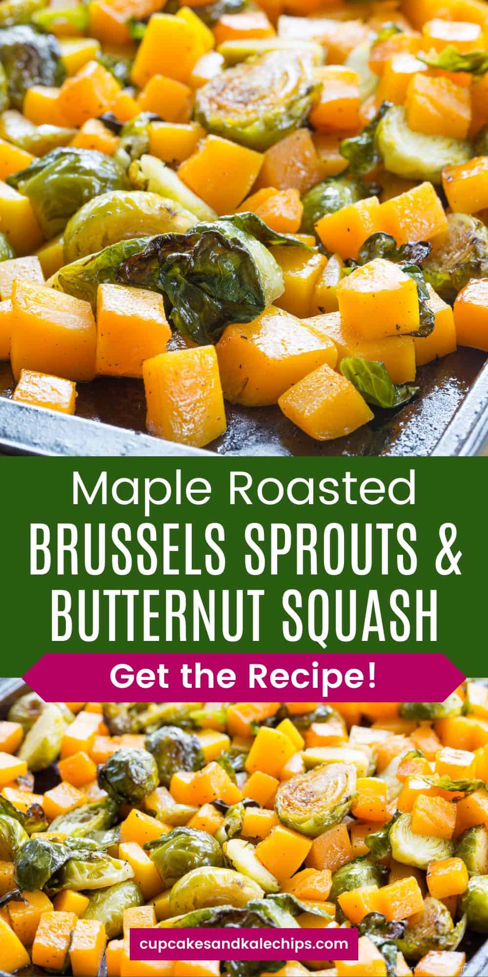 Oven Roasted Brussels Sprouts and Butternut Squash