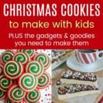 Easy Christmas Cookie for Baking with Kids Pinterest Collage