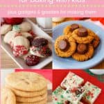 Easy Christmas Cookie Recipes to Make with Kids Pin Template Pink