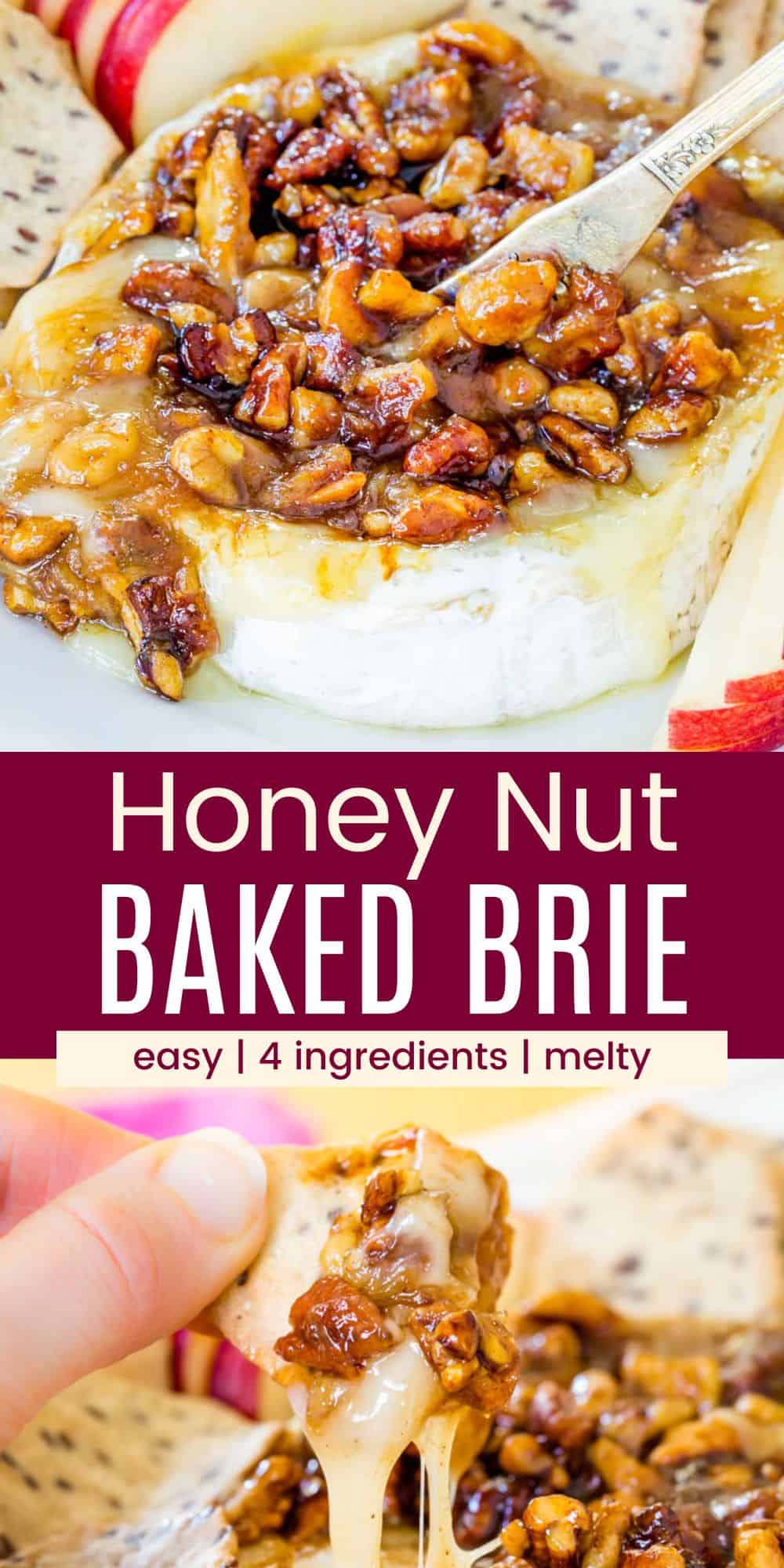 Irresistible Honey Nut Baked Brie Recipe | Cupcakes & Kale Chips