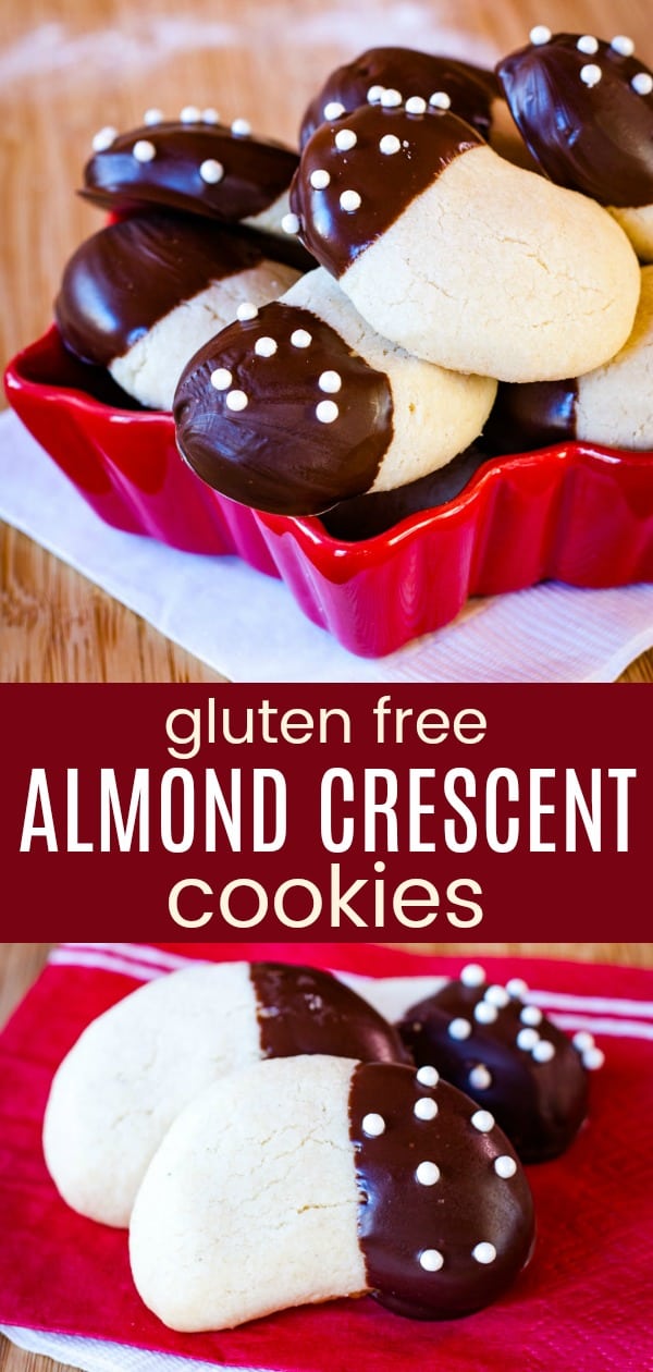 Gluten Free Almond Crescent Cookies | Cupcakes & Kale Chips