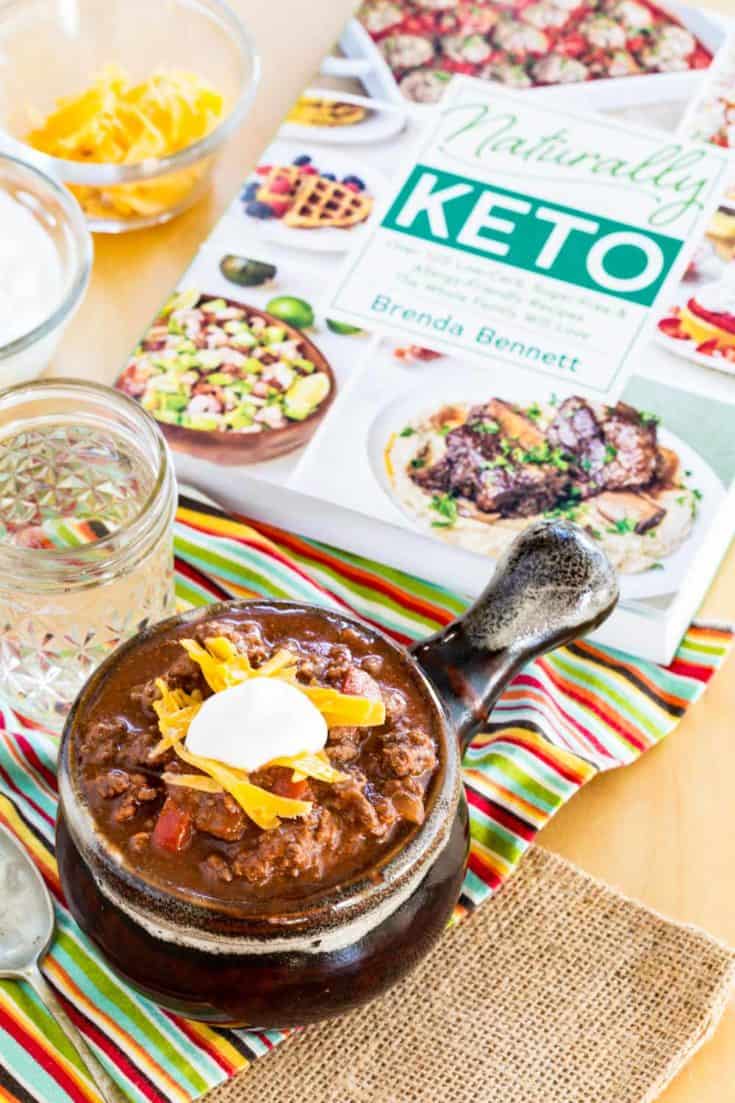 Easy Keto Chili Without Beans Instant Pot or Slow Cooker!