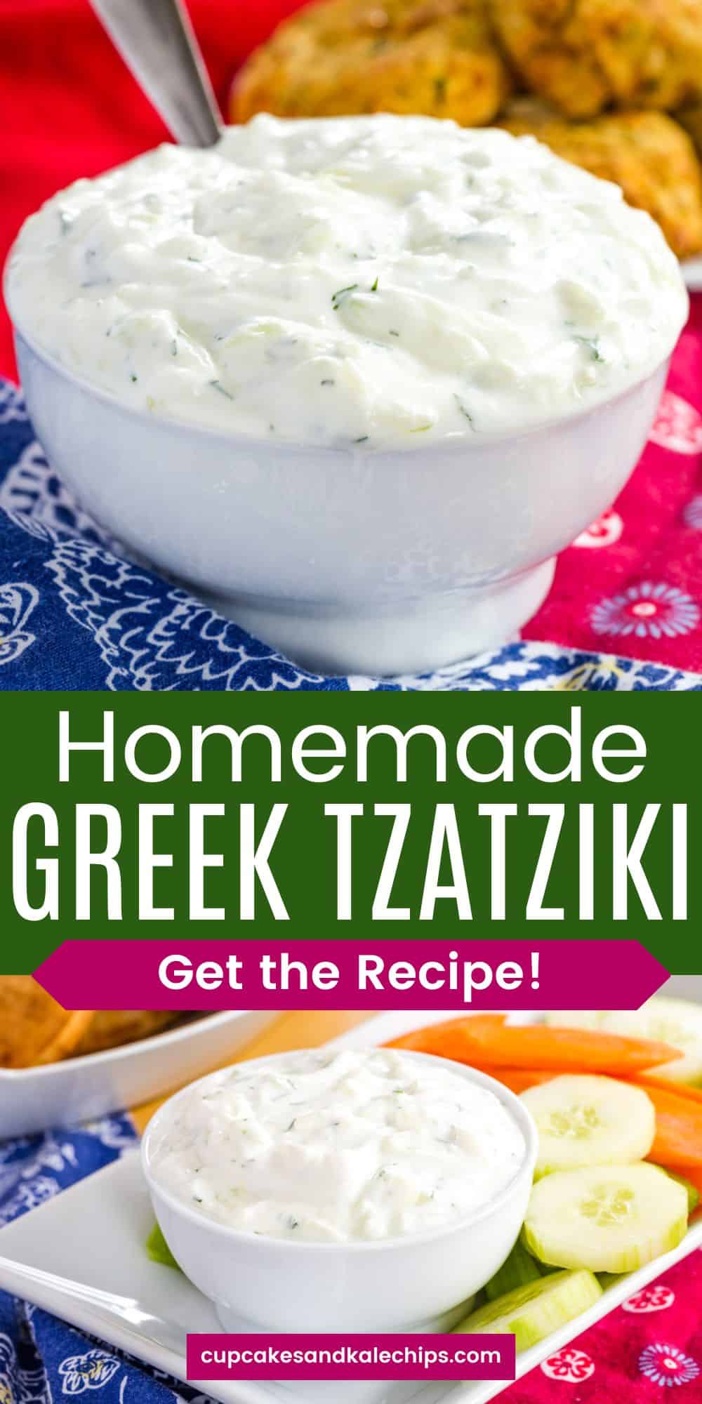 Easy Tzatziki Sauce | Cupcakes & Kale Chips