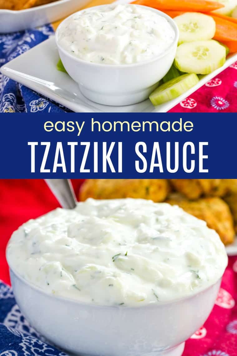 Easy to Make Tzatziki Sauce Recipe - Cupcakes & Kale Chips