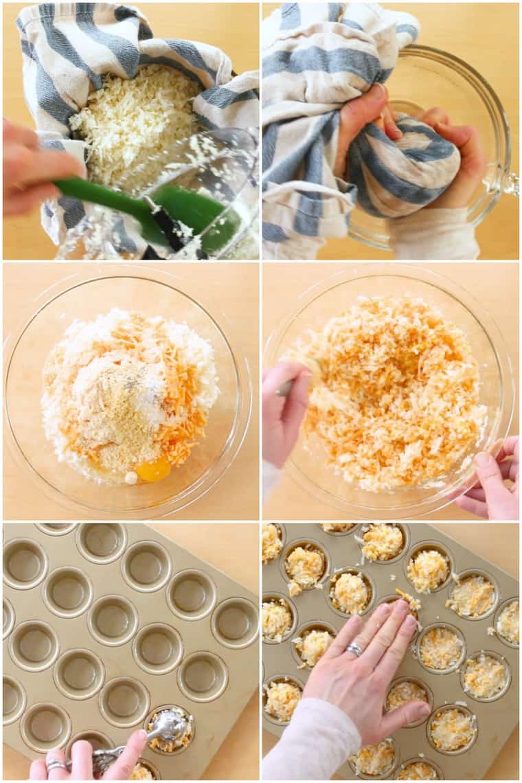 Step By Step Photos of Recipe for Cauliflower Tater Tots