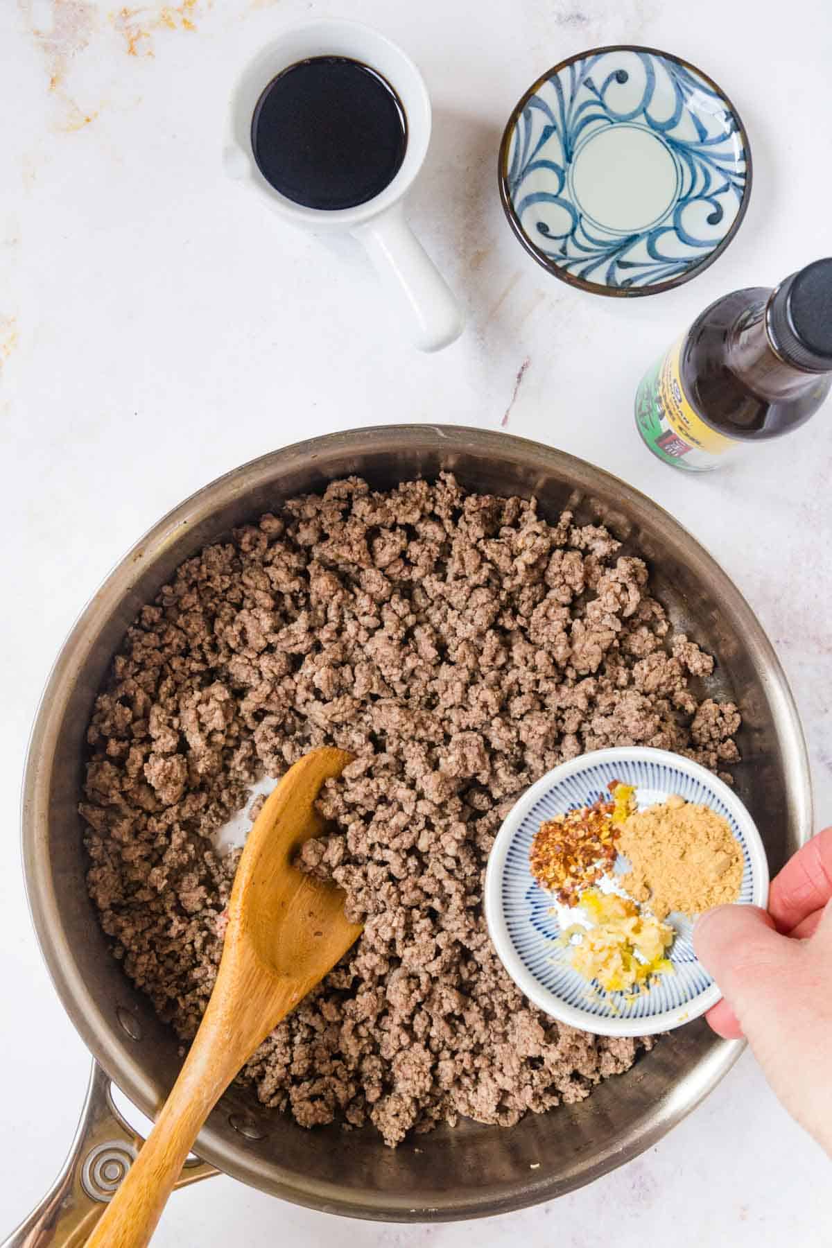 Easy Ground Beef Egg Roll in a Bowl | Cupcakes & Kale Chips