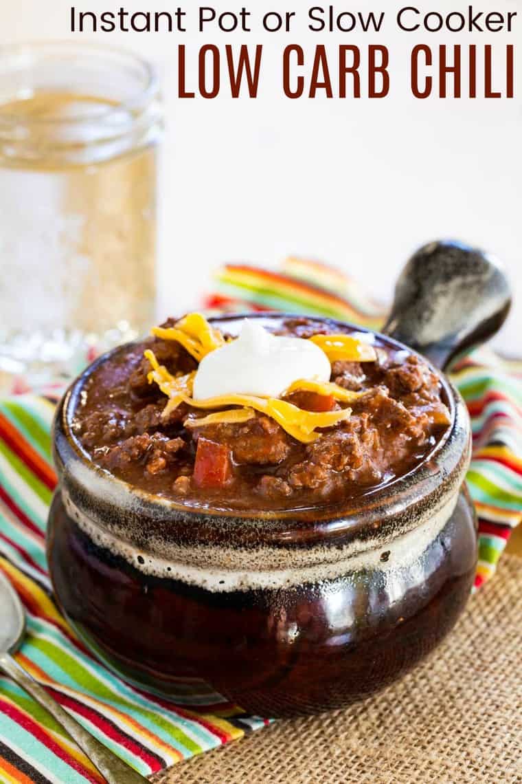 Instant Pot Keto Chili without Beans