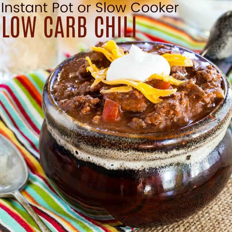 Instant Pot Keto Chili without Beans