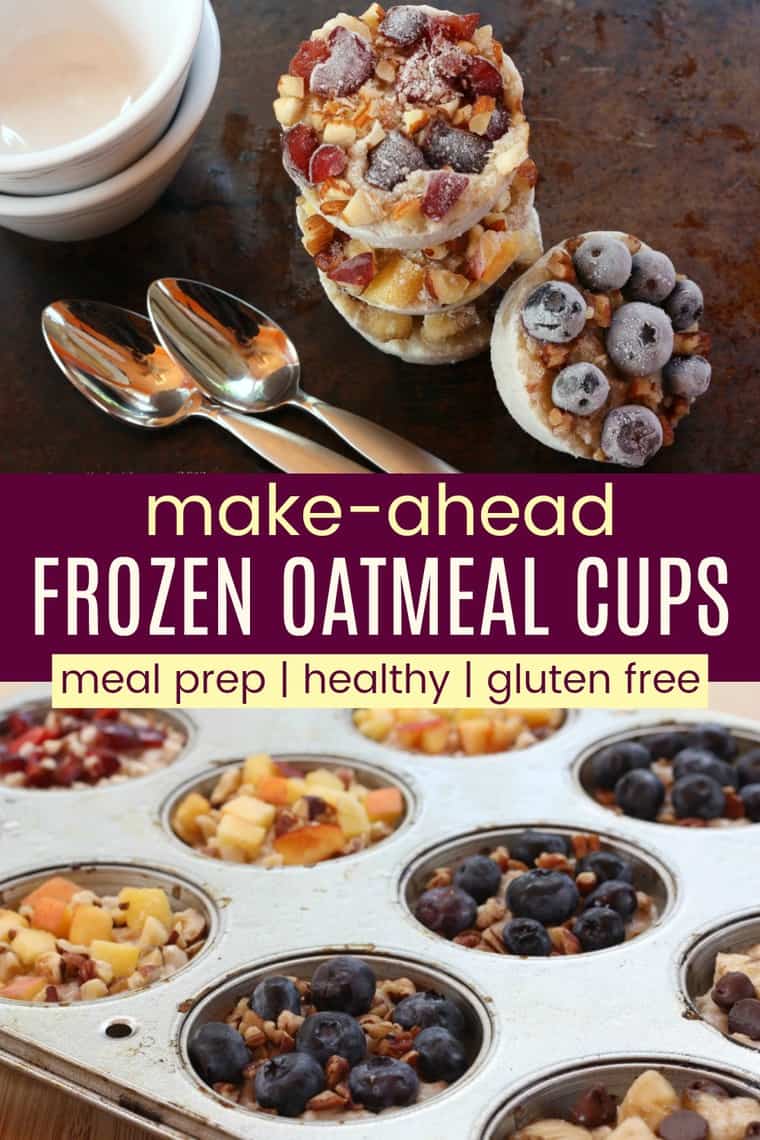Frozen Oatmeal Cups Meal Prep Breakfast Cupcakes & Kale Chips