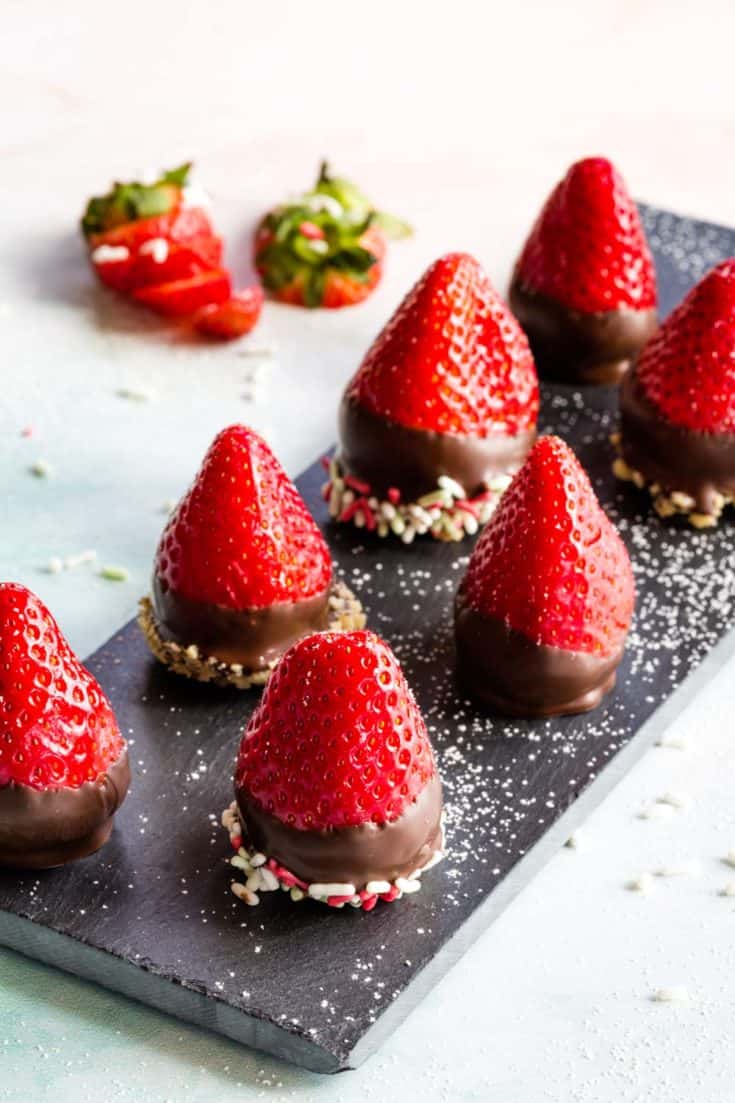 Chocolate Covered Cheesecake Strawberries No Bake Dessert Recipe 