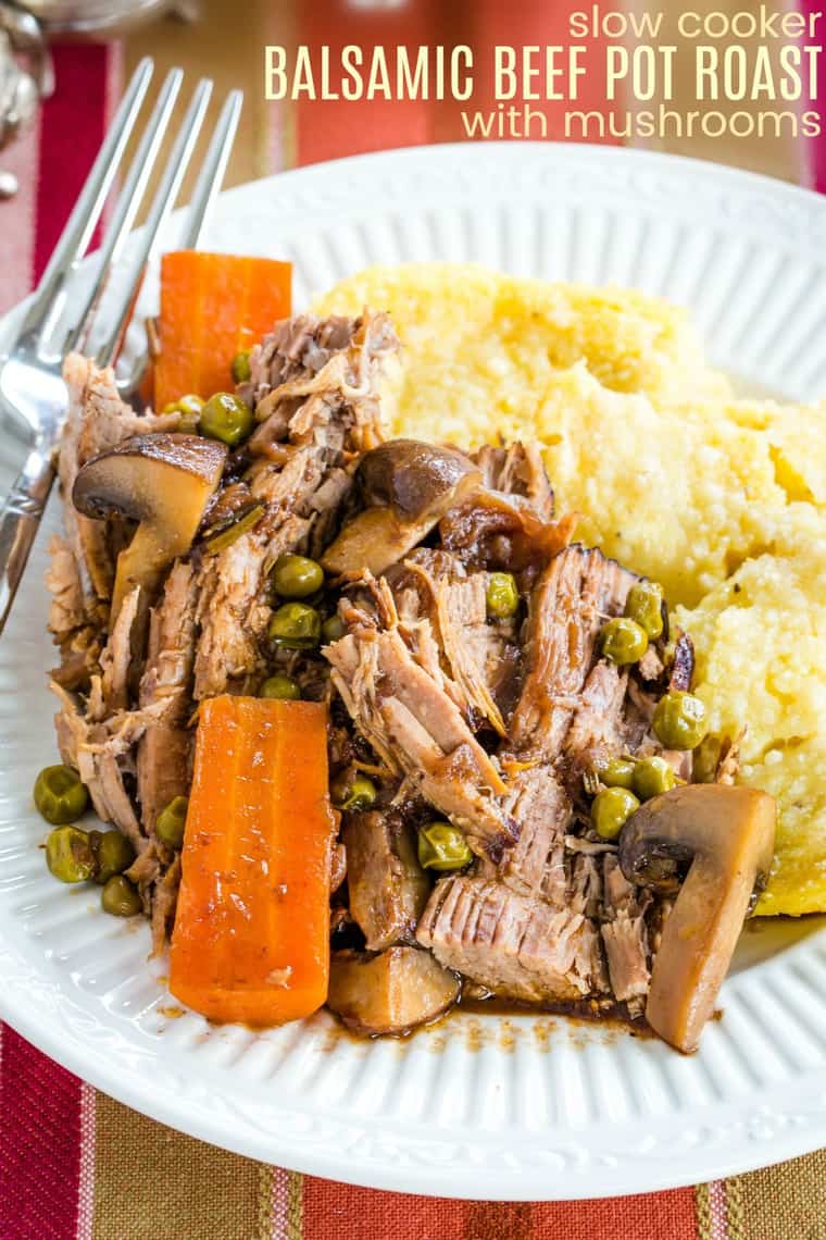 Slow Cooker Pot Roast with Mushrooms Cupcakes & Kale Chips