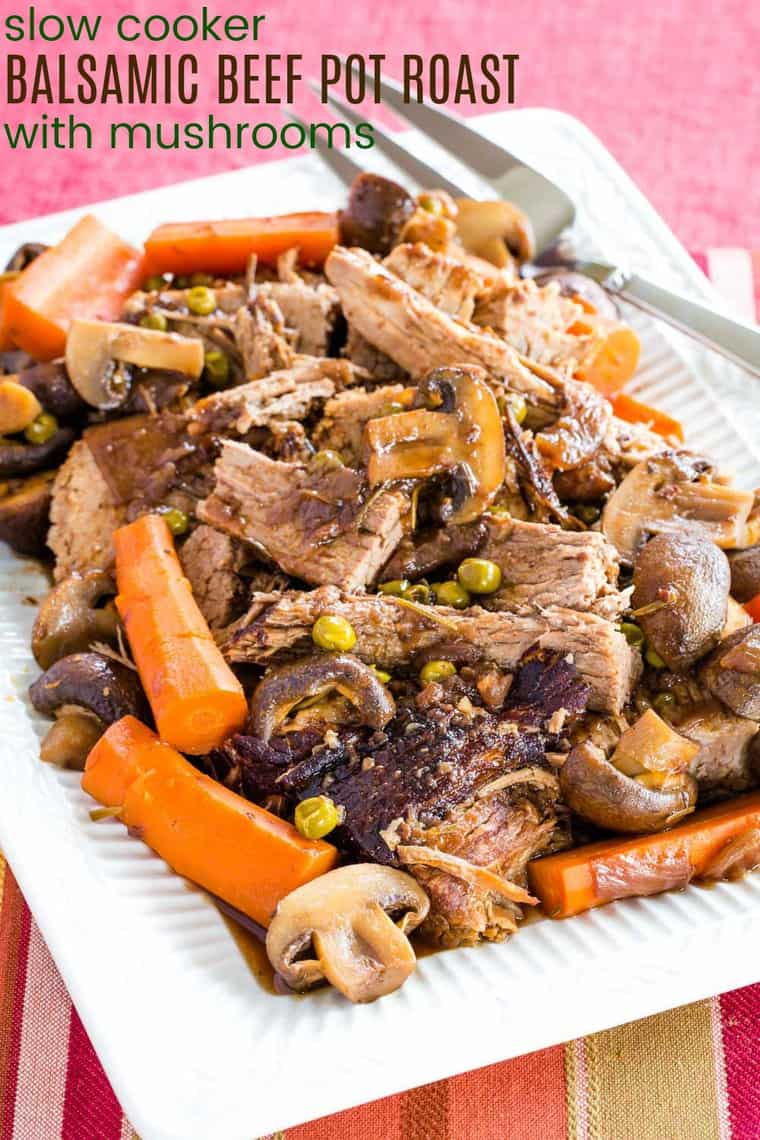 Slow Cooker Pot Roast with Mushrooms Cupcakes & Kale Chips