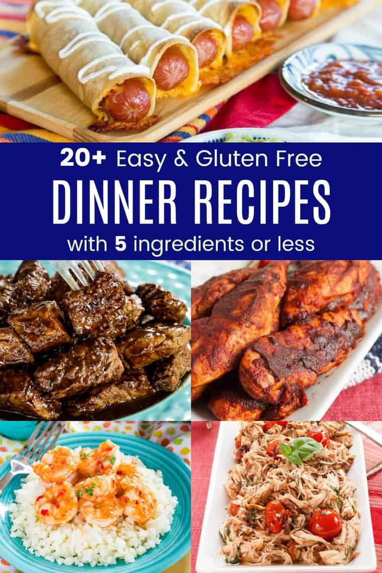 20+ Easy 5 Ingredient Gluten Free Dinner Recipes