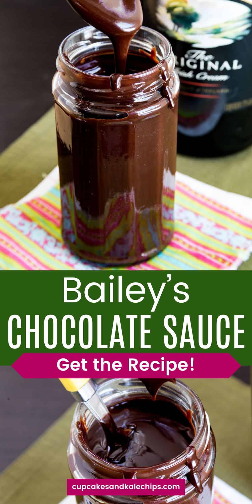 Bailey's Chocolate Sauce | Cupcakes & Kale Chips