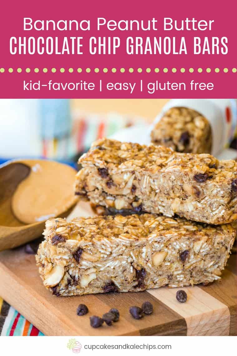 Banana Nut Breakfast Granola Bars Cupcakes & Kale Chips