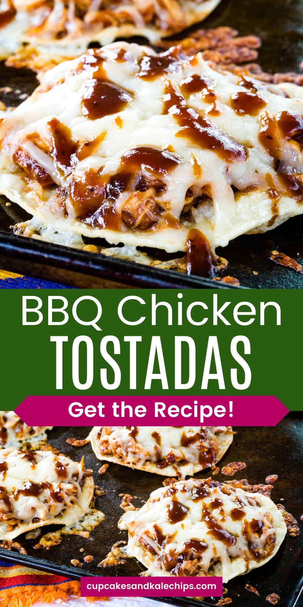 Quick & Easy BBQ Chicken Tostadas | Cupcakes & Kale Chips