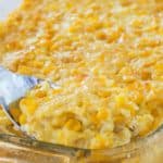 Corn Pudding Casserole without Muffin Mix recipe image with text overlay