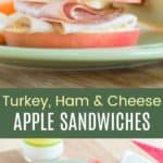 No Bread Apple Sandwiches Pinterest Collage