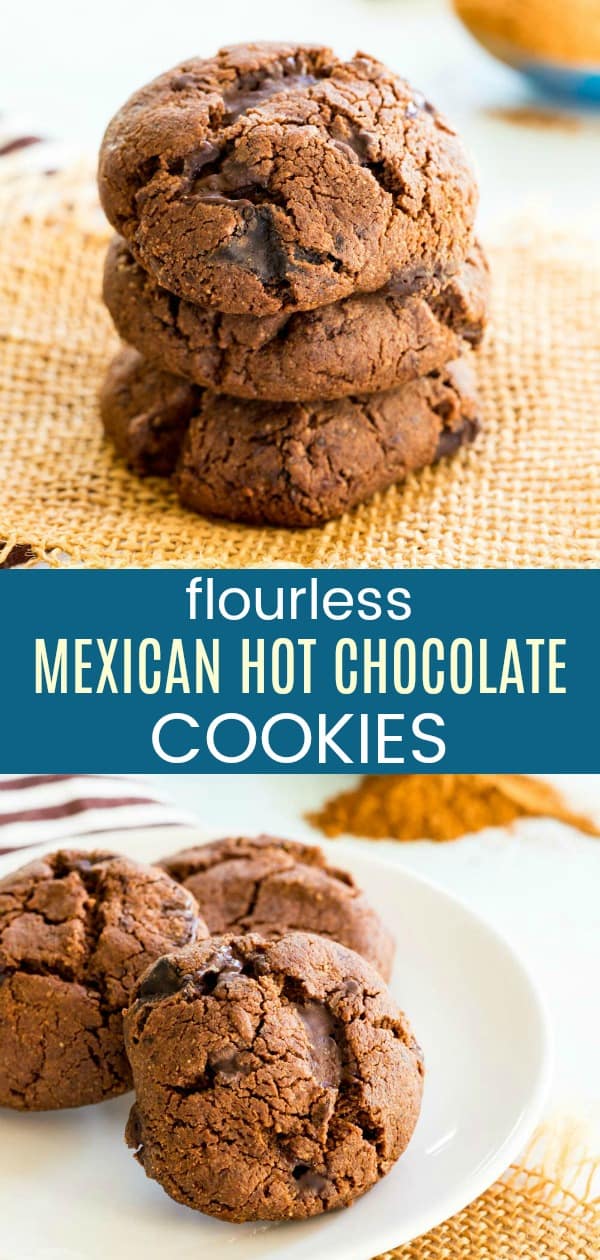 Spicy Flourless Mexican Chocolate Cookies - Cupcakes & Kale Chips