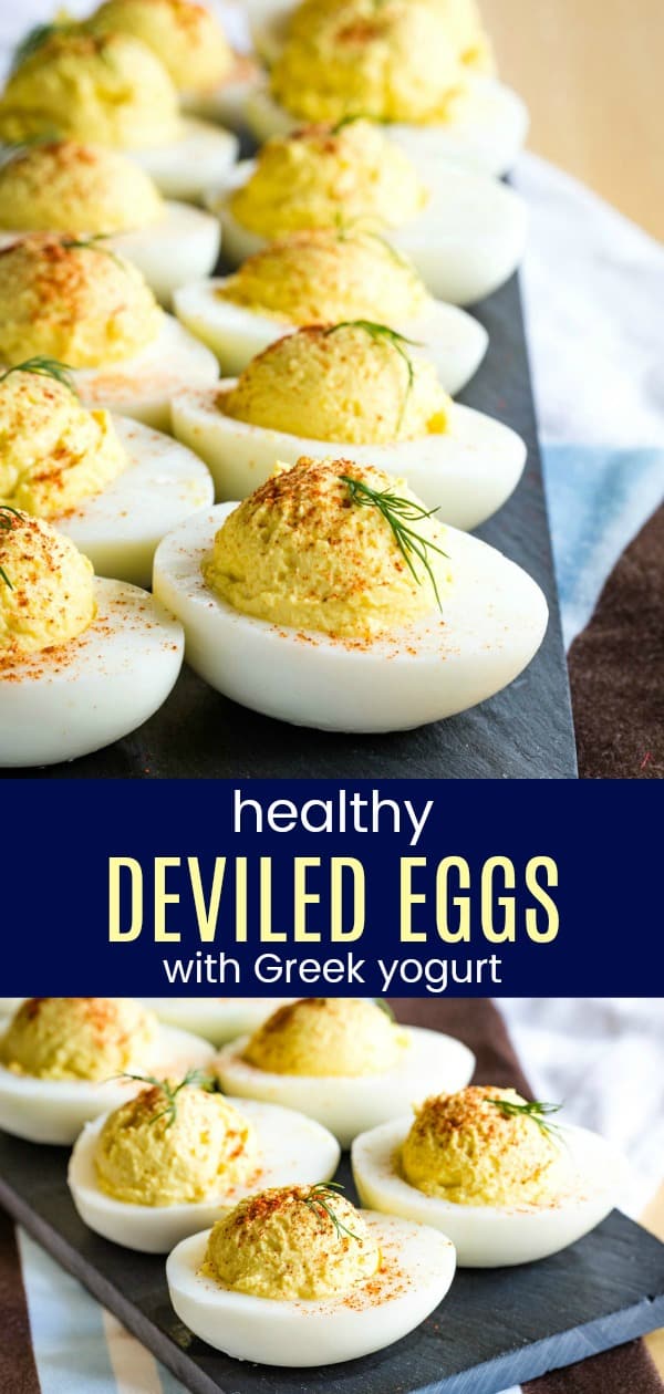 No Mayo Deviled Eggs with Greek Yogurt Cupcakes & Kale Chips