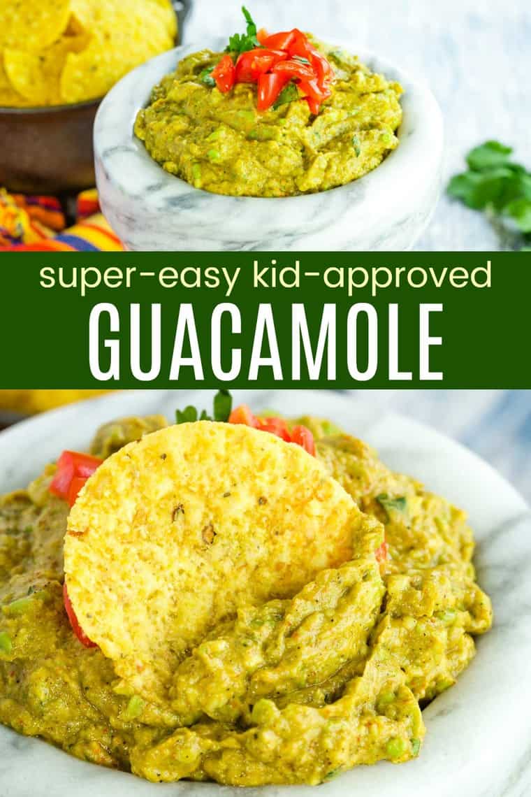 Easy Guacamole Recipe for Kids Cupcakes & Kale Chips