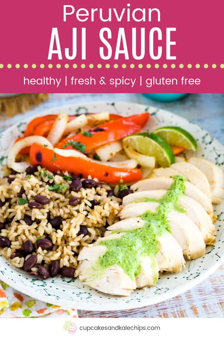 Spicy Peruvian Green Sauce (Aji Verde) Cupcakes & Kale Chips