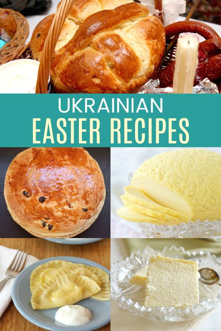 Collage of Ukrainian Easter Recipes