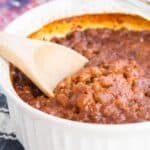 All Time Favorite Baked Beans Recipe Image with Title