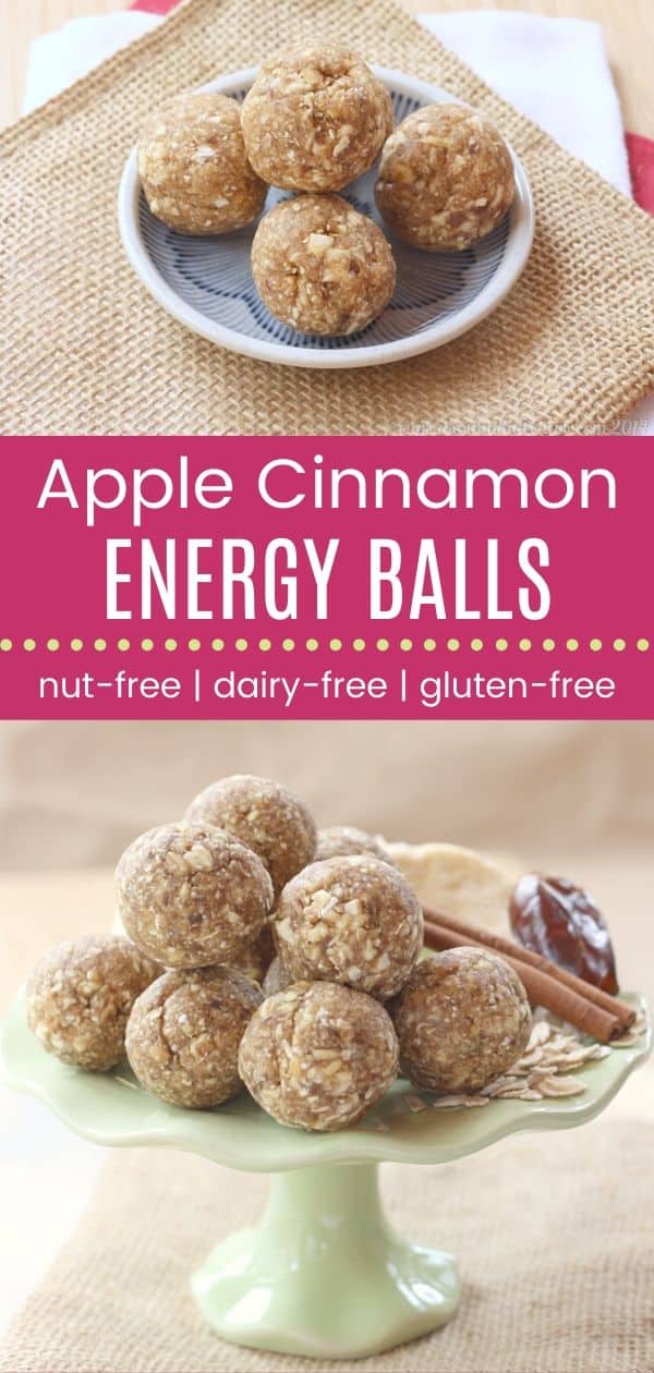 4Ingredient Caramel Apple Energy Balls Cupcakes & Kale Chips